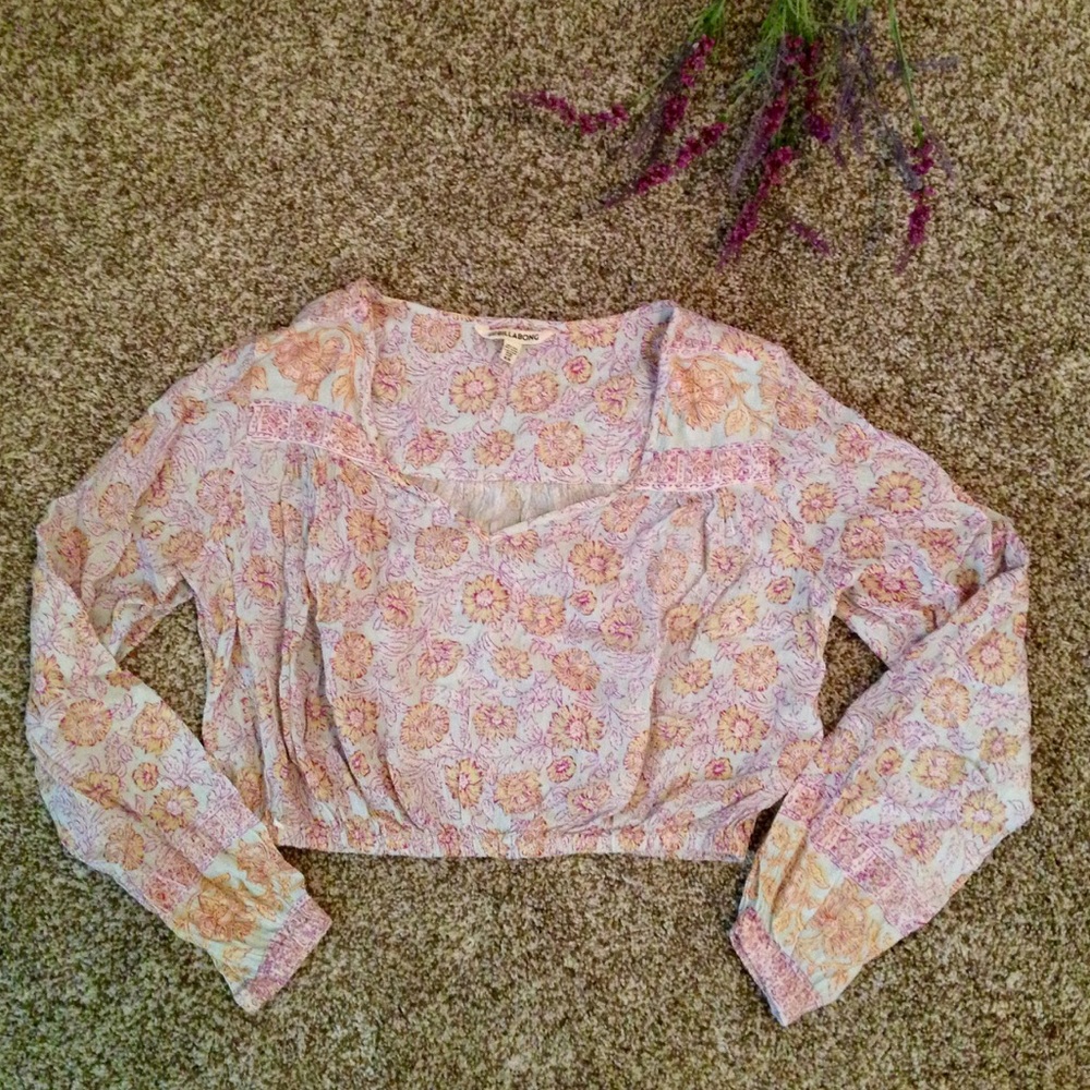 BillaBong Blouse Crop Top